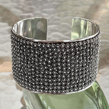 BR 11109 B-HANDMADE 925 BALI STERLING SILVER FILIGREE BRACELETS