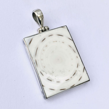 PD 04851-(HANDMADE 925 BALI STERLING SILVER PENDANT WITH SHELL)
