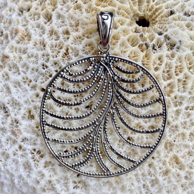 PD 08590-(HANDMADE 925 BALI STERLING SILVER FILIGREE PENDANTS)