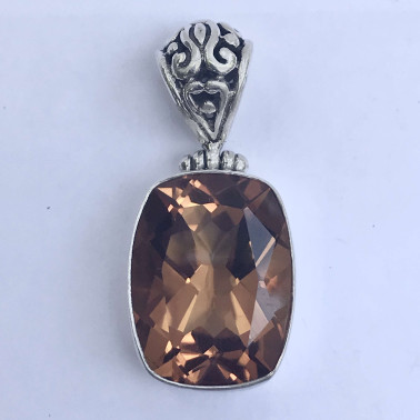 PD 14077 CT-(HANDMADE 925 BALI SILVER PENDANTS WITH CITRINE)